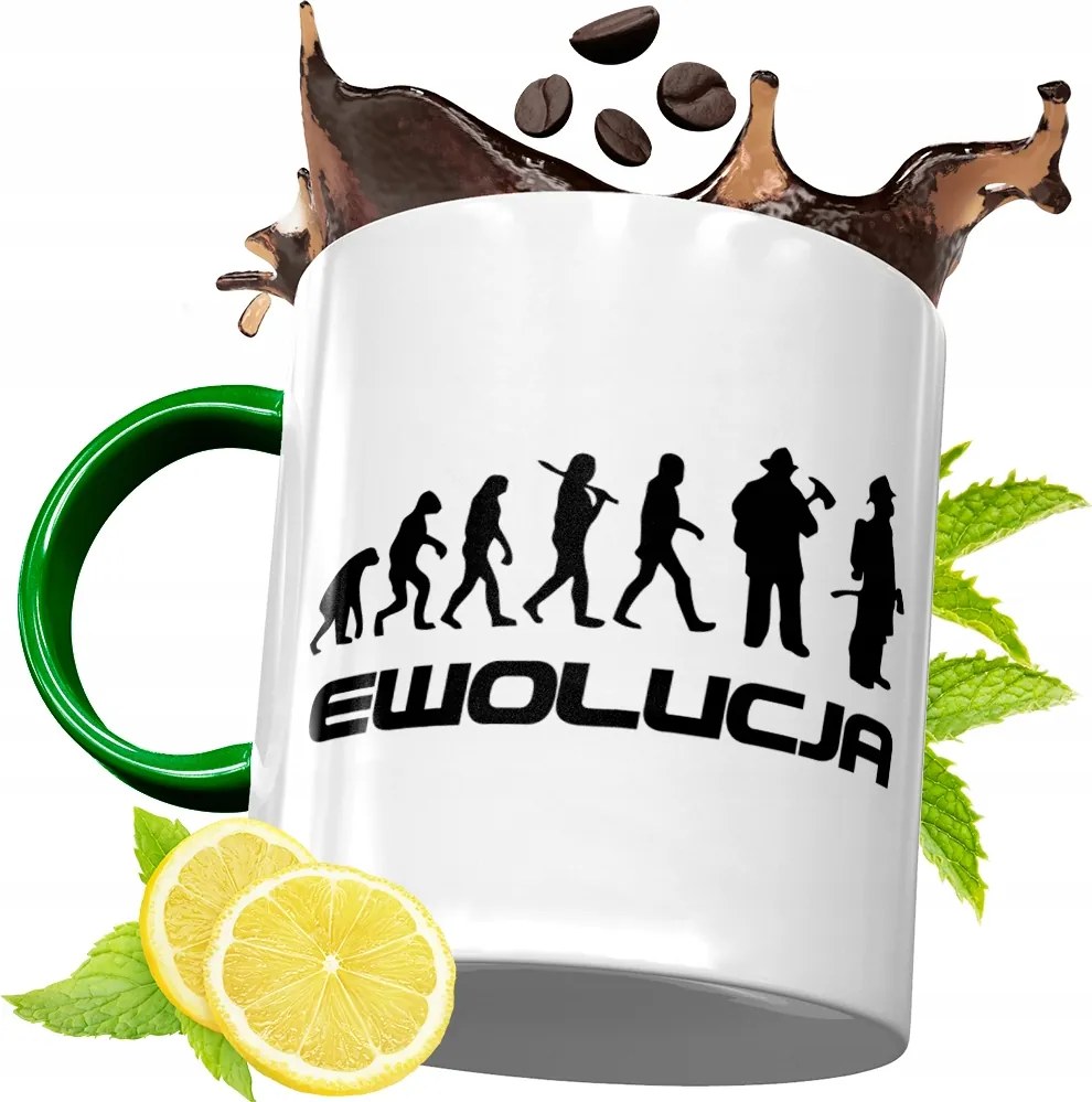 Zöld Bögre Tűzoltónak Tökéletes Ajándék fényképes nyomtatással