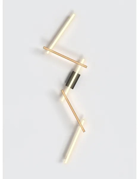 Wofi 7021-506- LED Dimmelhető fali lámpa RIMINI LED/57W/230V barna/fekete