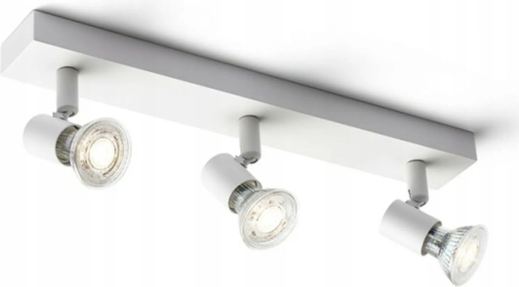 Rendl Trica III fehér fali/mennyezeti lámpa 3xGU10, 230V, fém