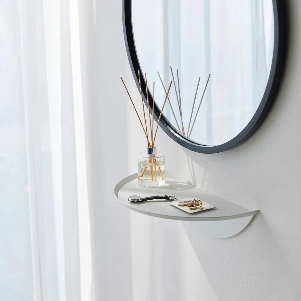Fehér fém fali polc 40 cm Tower – YAMAZAKI