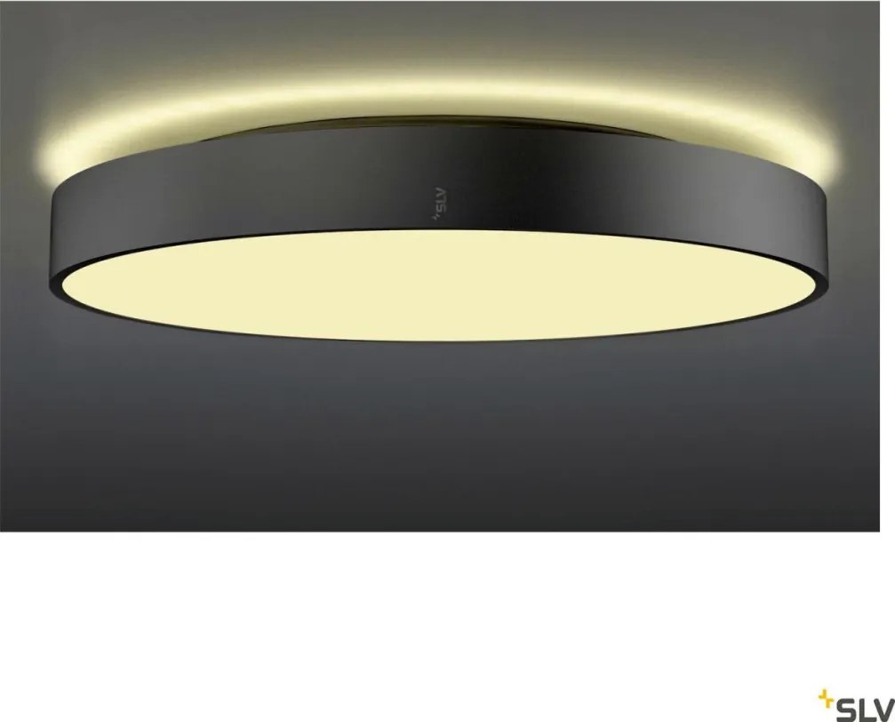 SLV 1007306 MEDO Modern Kültéri Mennyezeti Lámpa Fekete LED IP50