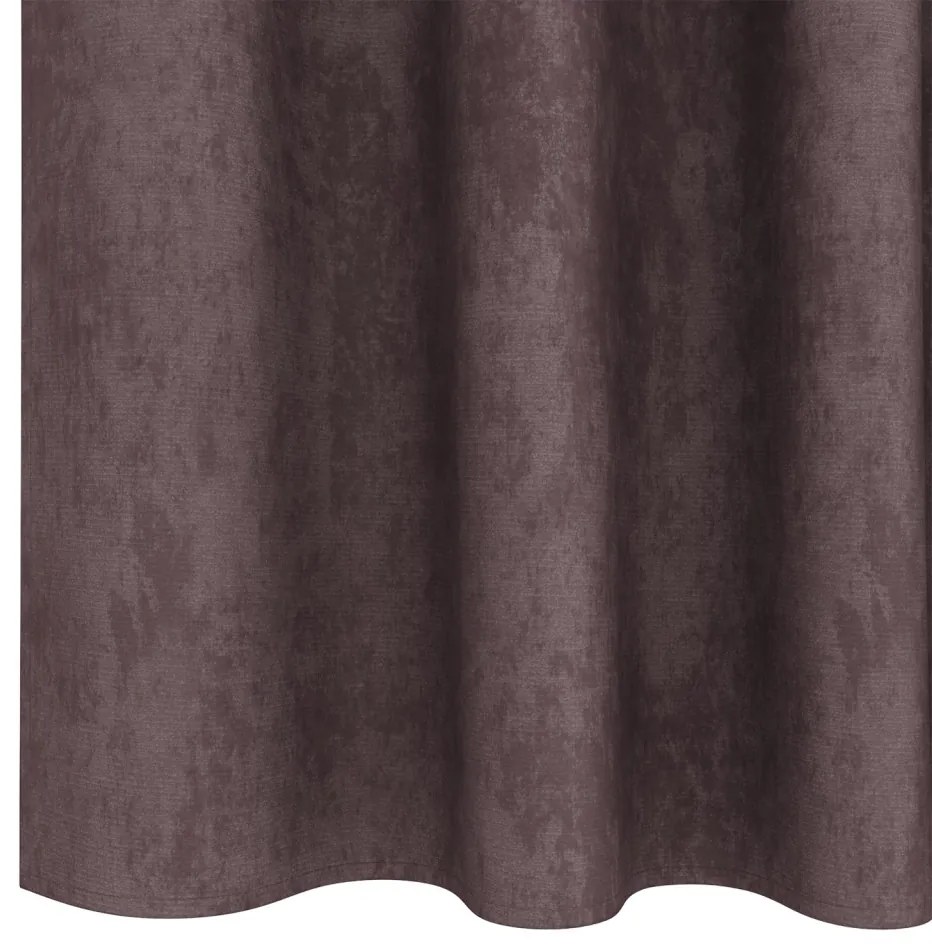 Bársonyos Függönyök 2 db Fülekkel Barna 260x140 cm