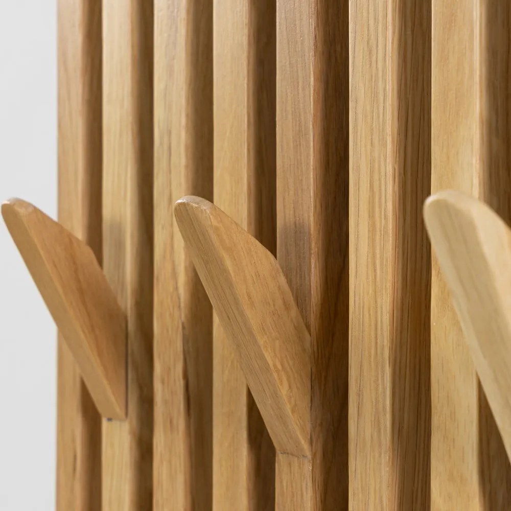 Natúr színű tölgyfa fali fogas Parco – Spinder Design