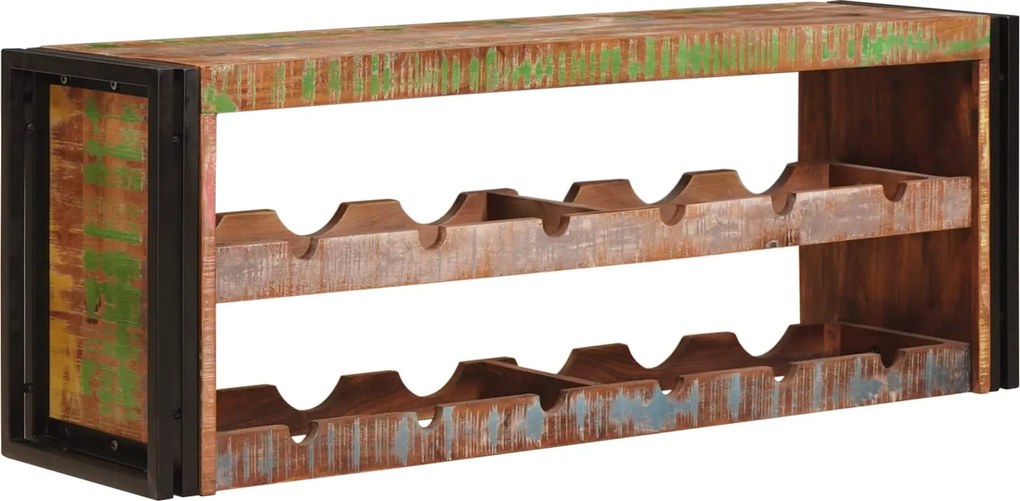 vidaXL Borágas Barna 100 x 45 x 33 cm Szilárd újrahasznosított fa