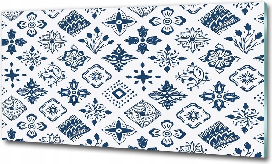 Fotó kép edzett üveg Hibiszkusz 125x50