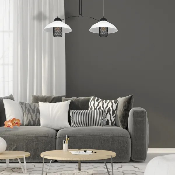 Csillár zsinóron BJORN 2xE27/60W/230V