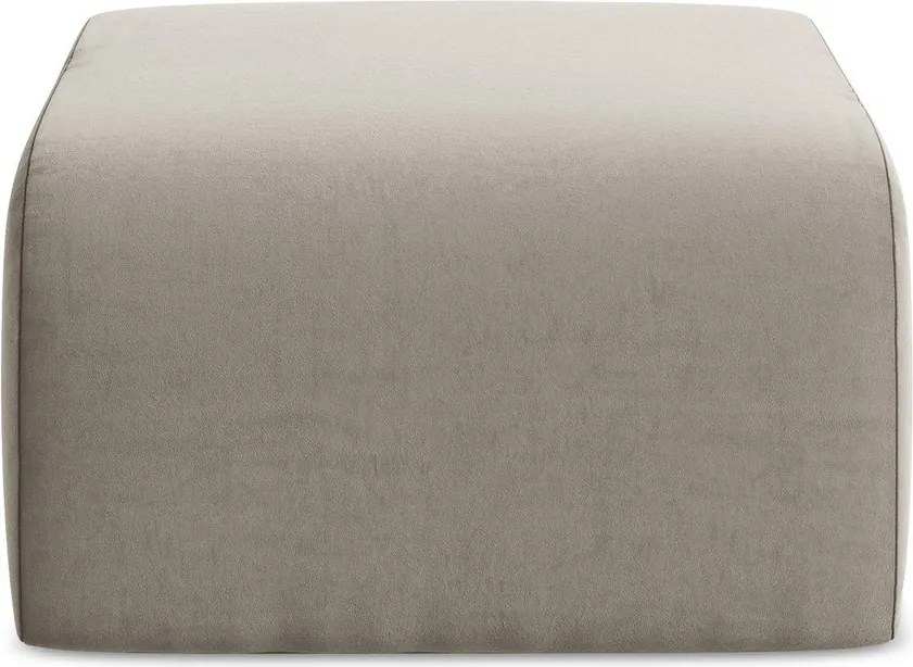 Világosbarna bársony lábtartó Lani – Makamii