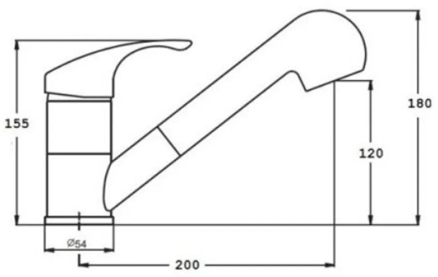 Carol mosogató csaptelep bézs