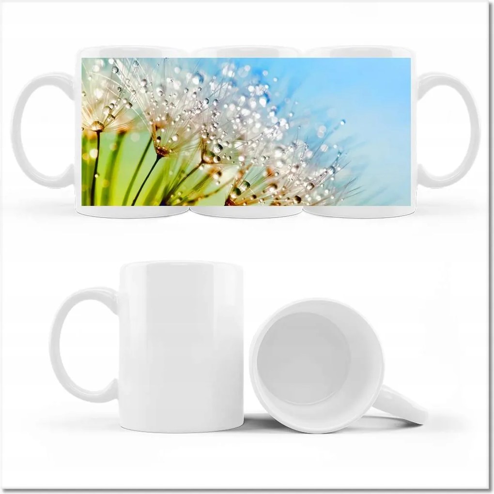 Fotó bögre harmatcseppek Pitypang