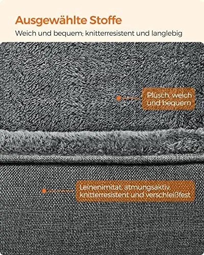 Kutyaágy, kisállatágy mosható huzattal, m-es, világosszürke