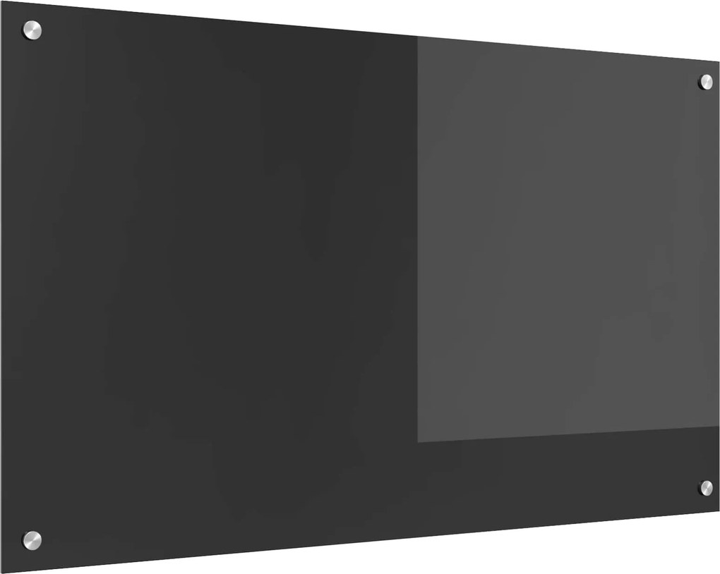 vidaXL Konyhai splashback Sötétszürke 100 x 60 cm edzett üveg