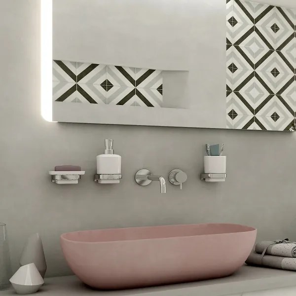 NIMCO MA készlet-31K-26 - Szappan adagoló, fogkefe állvány és fali kampó MAYA