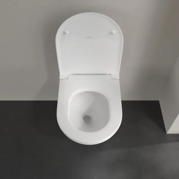 Villeroy & Boch 4670T901 - Függesztett WC SoftClose ülőkével SUBWAY kerámia/fehér