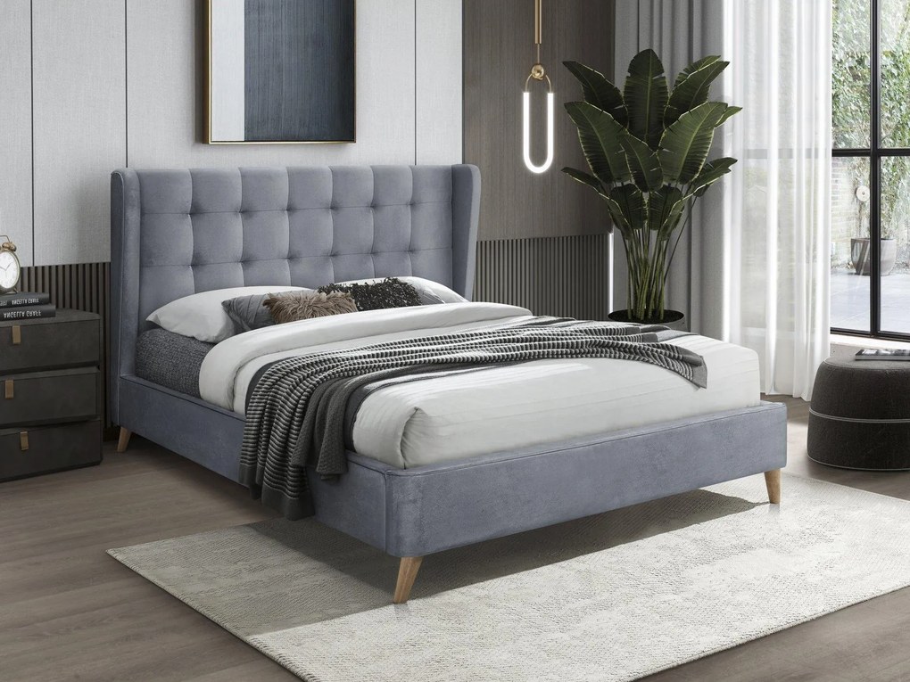 Franciaágy 160 cm Espanola (szürke) . 1092480