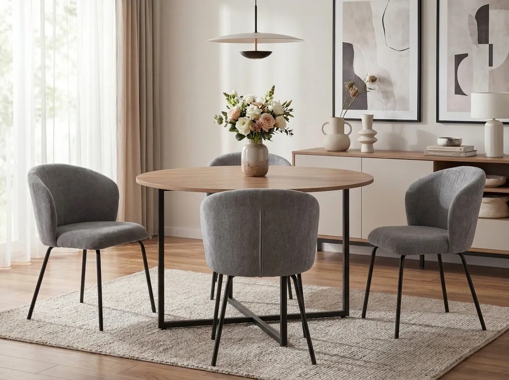 Étkezőszék KEVIN VARDO szürke