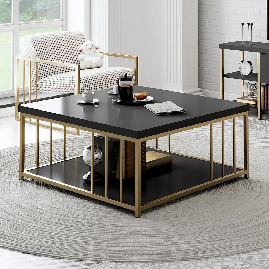 Zenn Anthracite and Gold konferenciaasztal