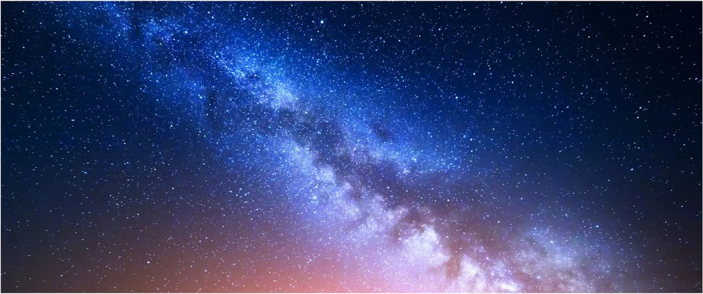 Kép - A csillagok éjszakai szépsége (120x50 cm)