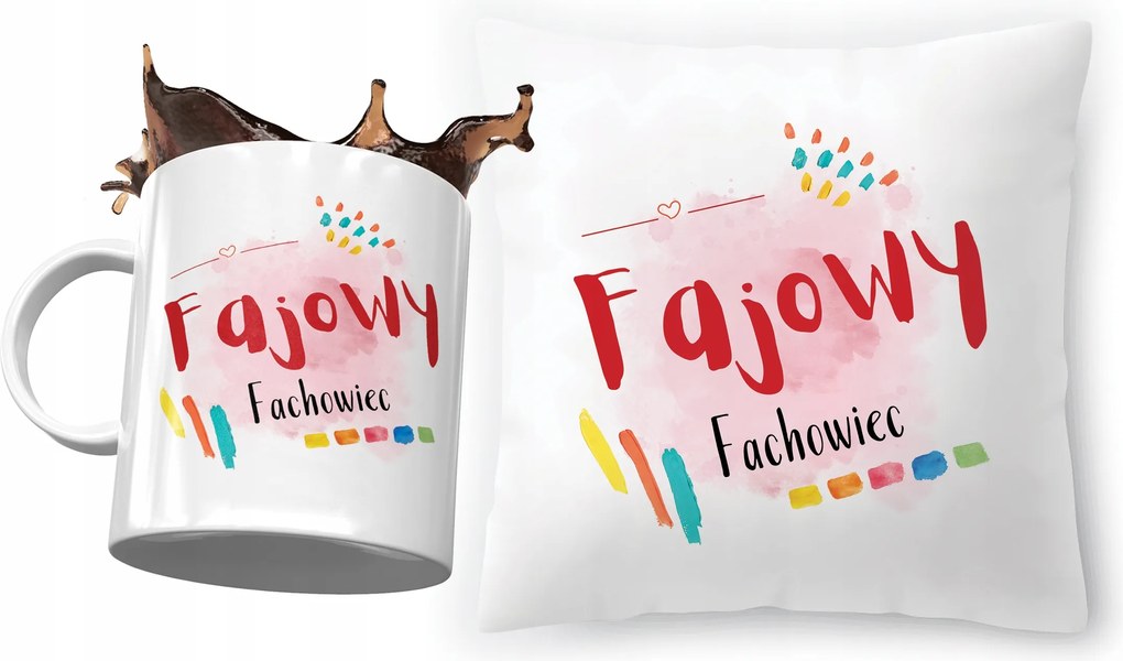 Szakember szett Párna Ajándék bögre fényképes nyomtatással