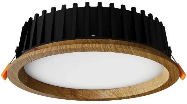 APLED - LED Lámpa RONDO WOODLINE LED/12W/230V 4000K átm. 20 cm tölgy tömör fa