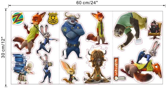 Falmatrica "Zootopia 2" 30x90cm