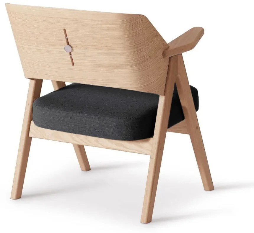 Me Tube sötétszürke tölgyfa fotel - Findhal by Hammel