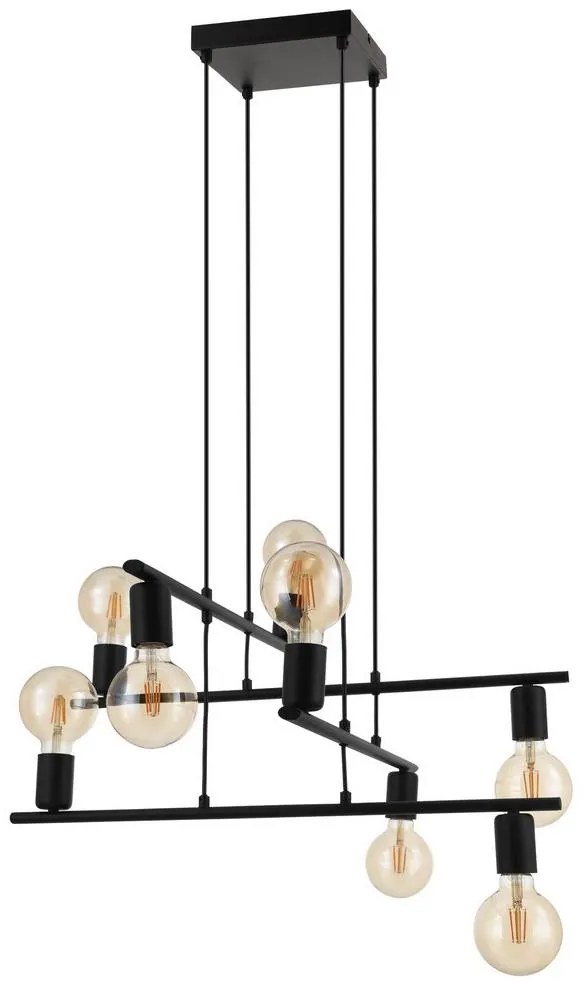 Eglo 98909 - Csillár zsinóron MEZZANA 8xE27/40W/230V