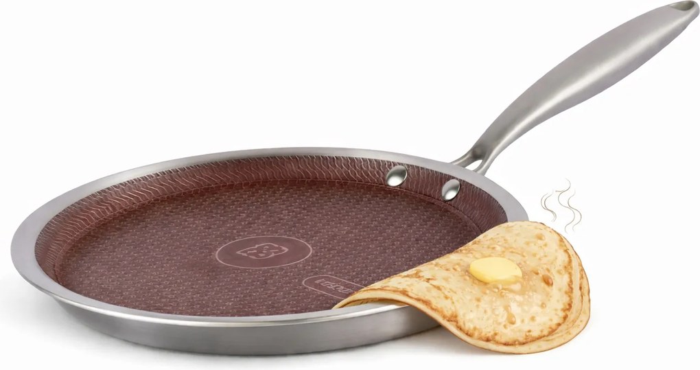 Palacsintasütő serpenyő 22cm indukciós gáz