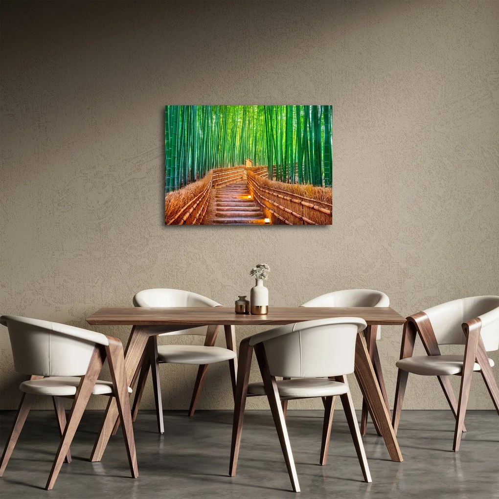 Kép - Japán bambusz erdő (70x50 cm)