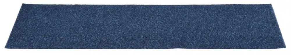 öntapadós lépcsőszőnyegek 15 db 76 x 20 cm sötétkék téglalap alakú