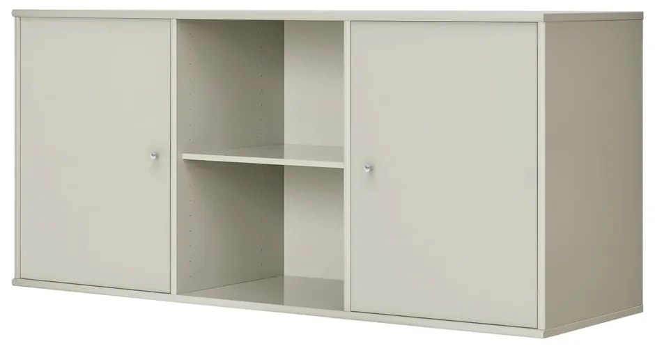 Bézs alacsony függő komód 133x61 cm Mistral – Hammel Furniture