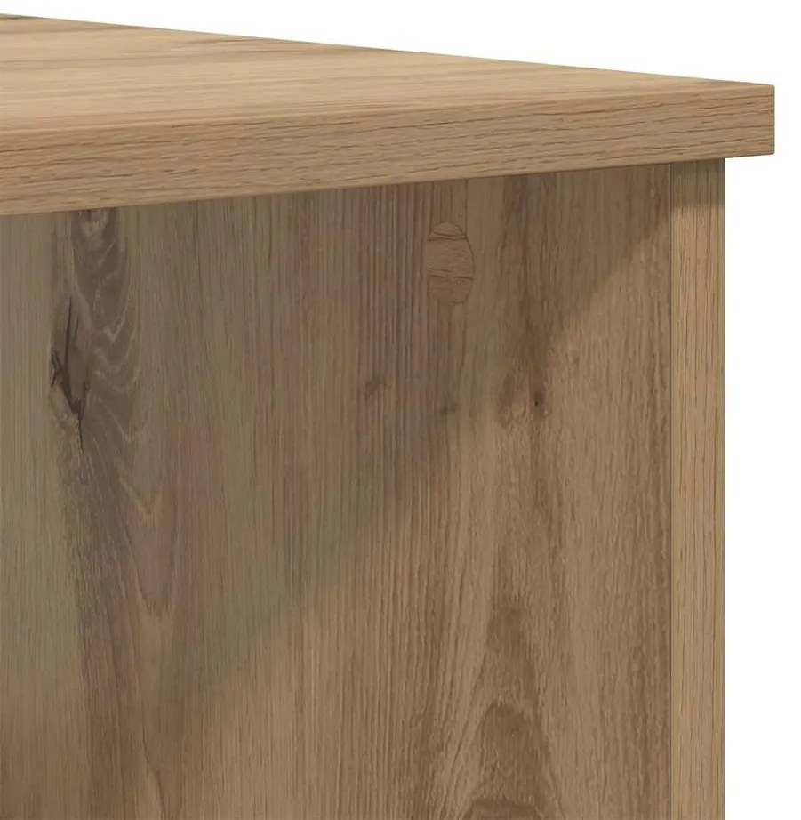 Dohányzóasztal kézműves tölgy 100 x 50 x 36 cm Faanyag