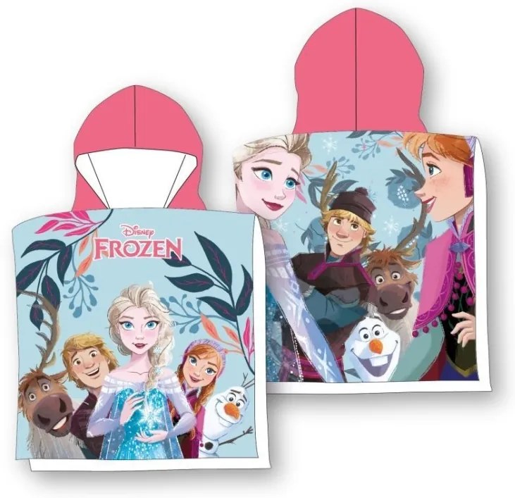 FARO Frozen kék gyermek poncsó