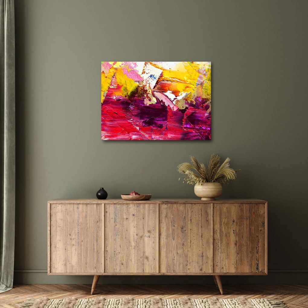 Absztrakció kép - festmény (70x50 cm)