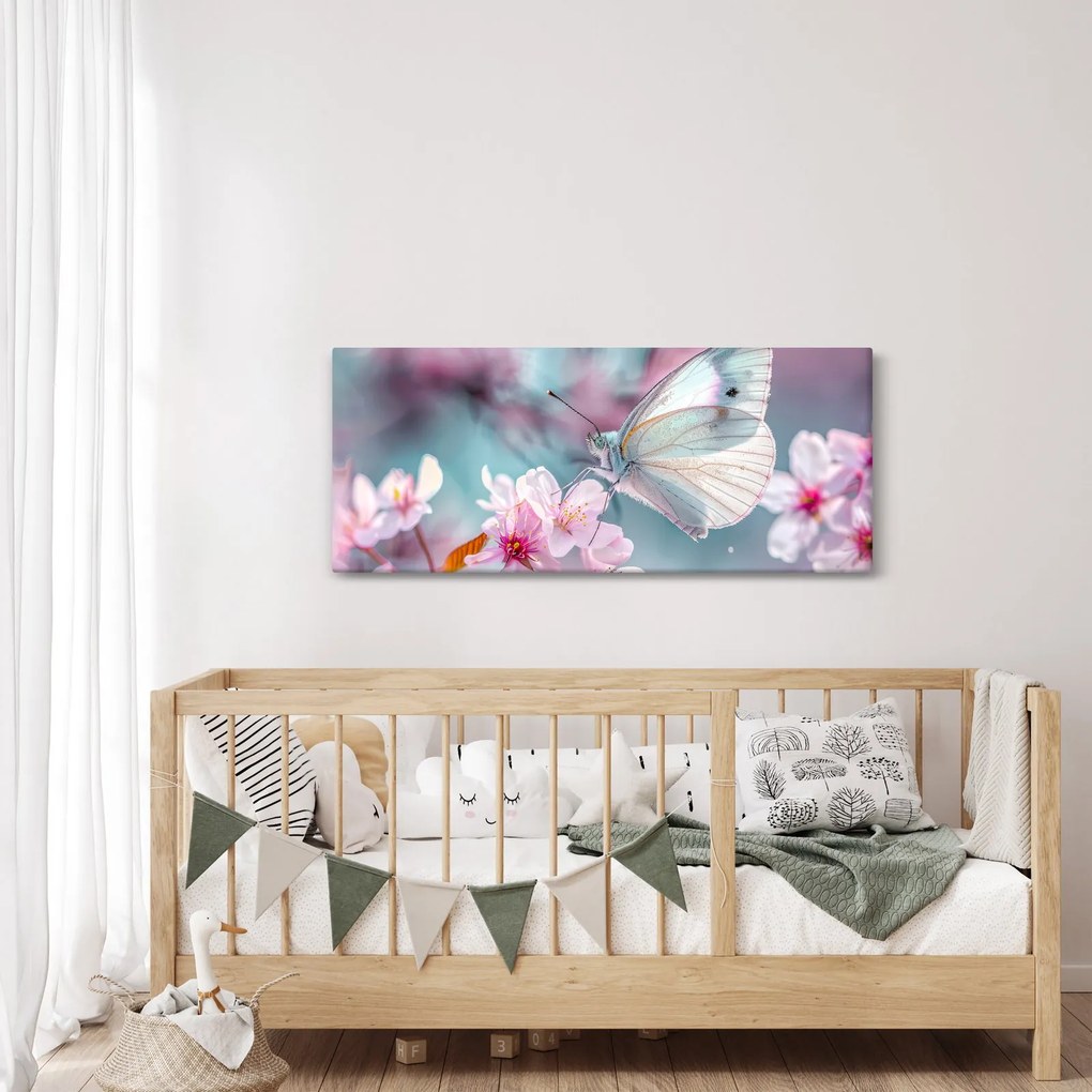 Kép - Pillangó a cseresznyefán (120x50 cm)