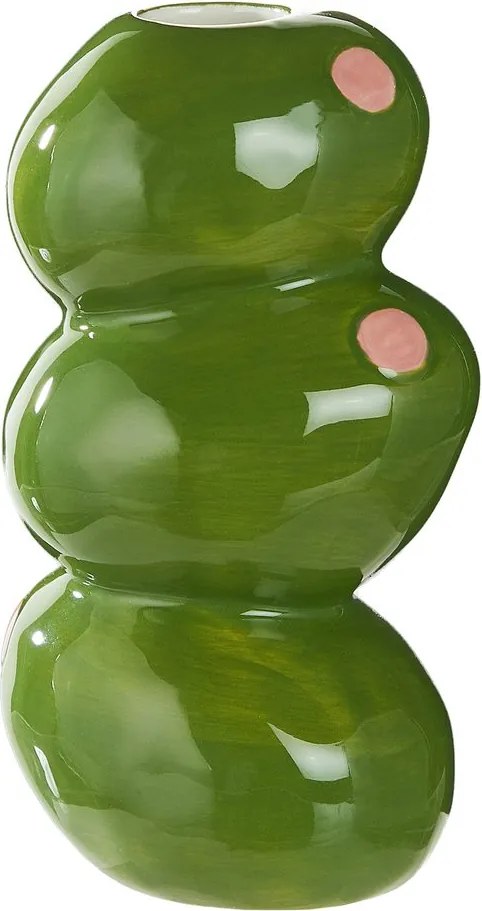 OLIVES kerámia váza 17 cm