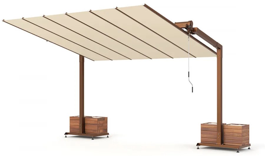 Cosmos oldalkaros napernyő 300 x 480 cm