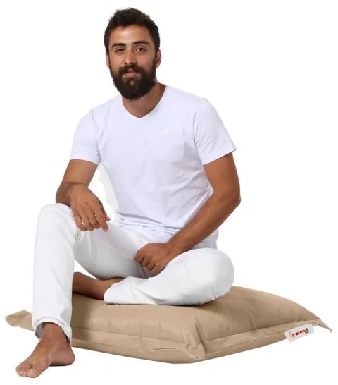 Padlópárna 70x70 cm bézs