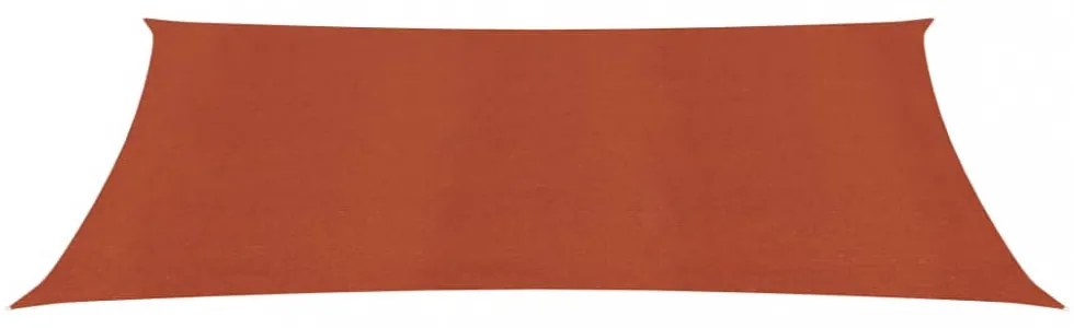 terrakotta HDPE napvitorla 160 g/m² 2 x 5 m