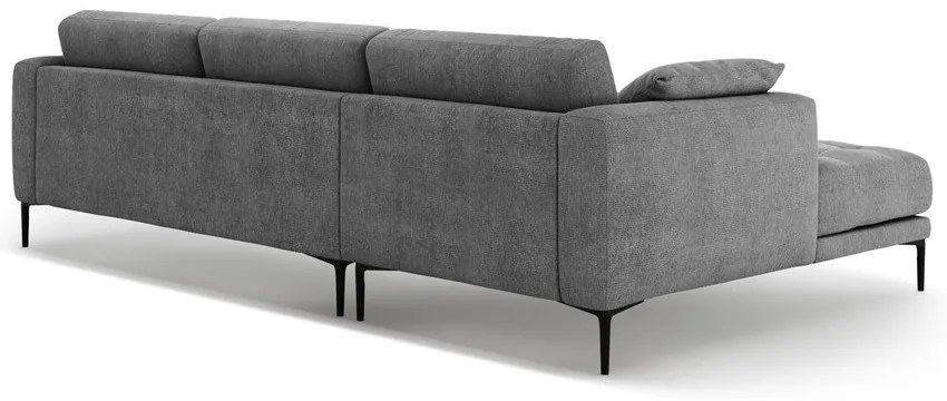 Szürke sarokkanapé (bal oldali-heverő résszel) Bemy – Micadoni
