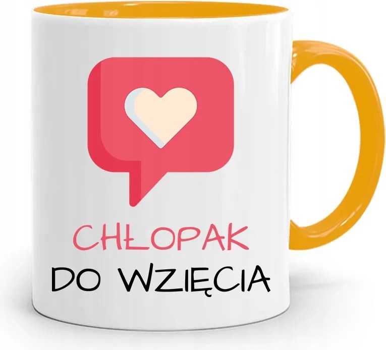 Sárga Bögre Fiúnak, fényképes nyomattal