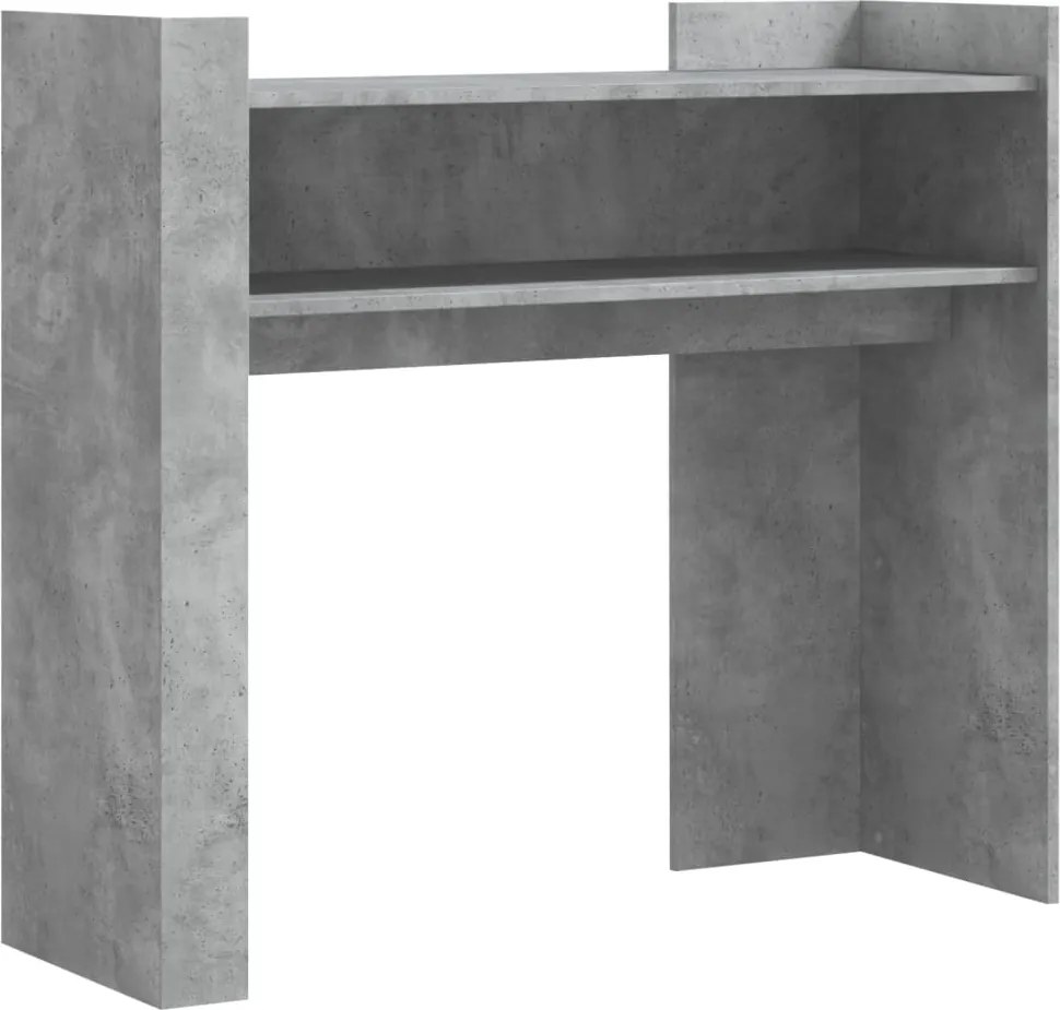 vidaXL betonszürke szerelt fa tálalóasztal 100x35x90 cm