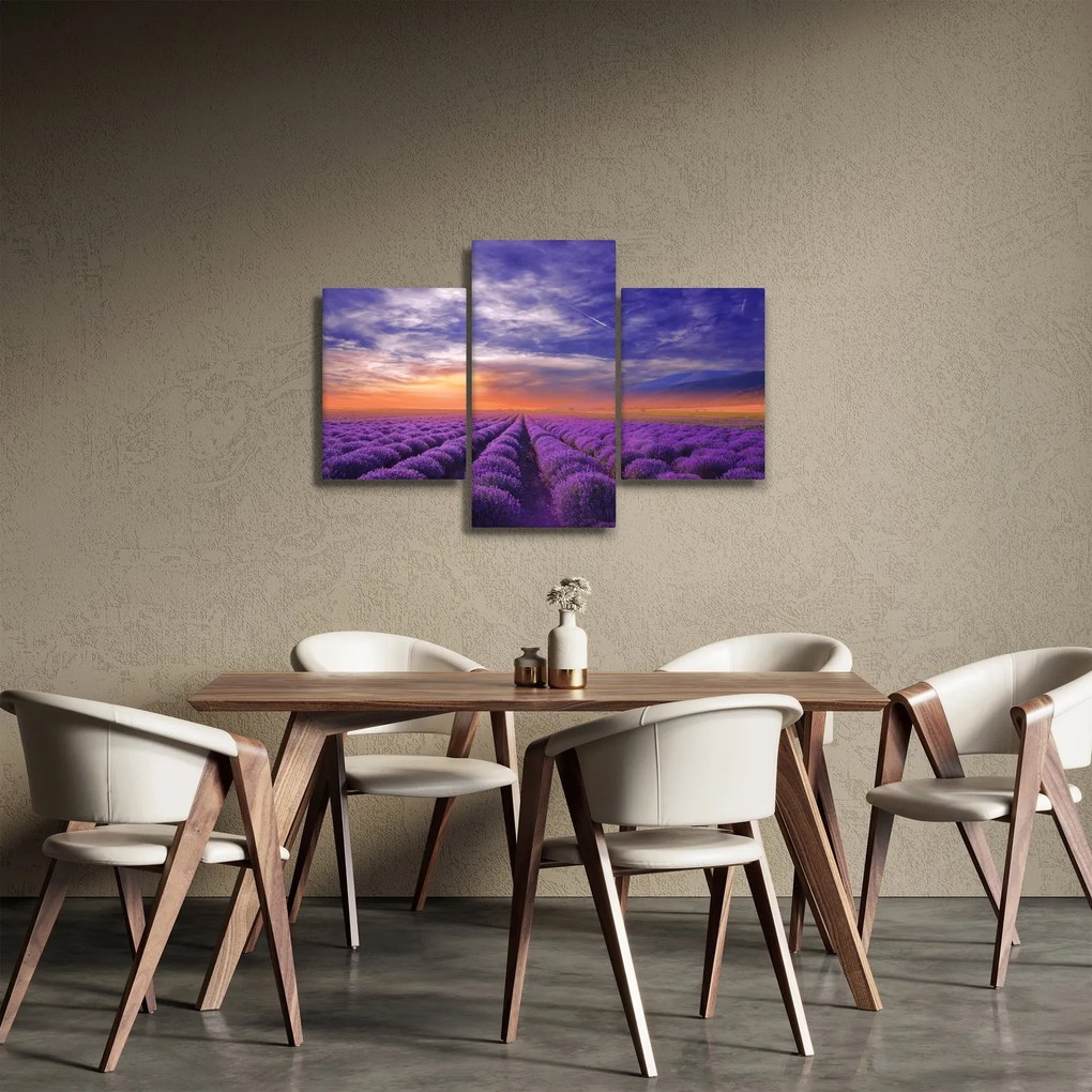 Egy levendula mező képe (90x60 cm)