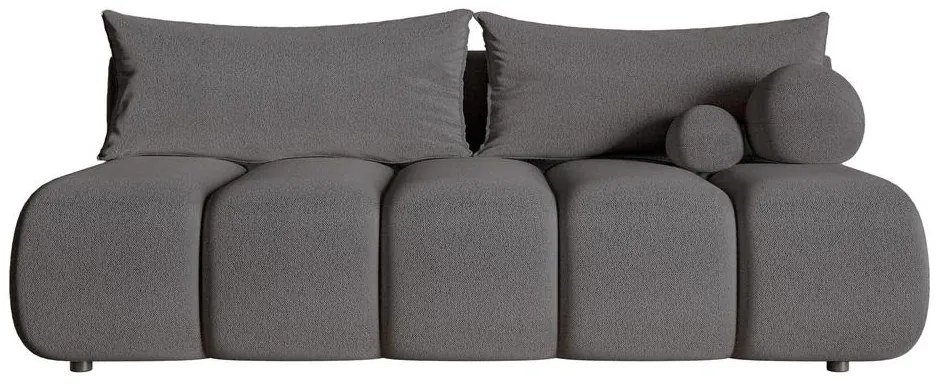 Háromszemélyes kanapé Didier mini (sötétszürke + fekete). Akció -15%. 1100571