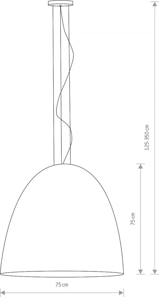 NOWODVORSKI 9026 EGG Modern Függesztett Lámpa E27 IP20