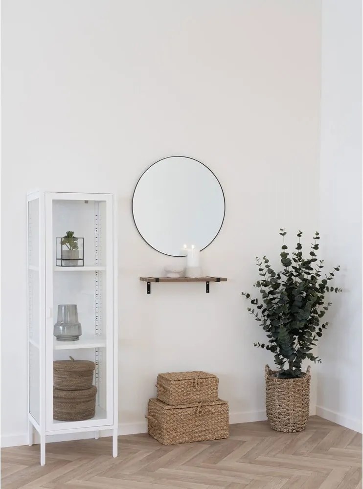 Natúr színű fali polc kőrisfa dekorral 50 cm Luxor – House Nordic