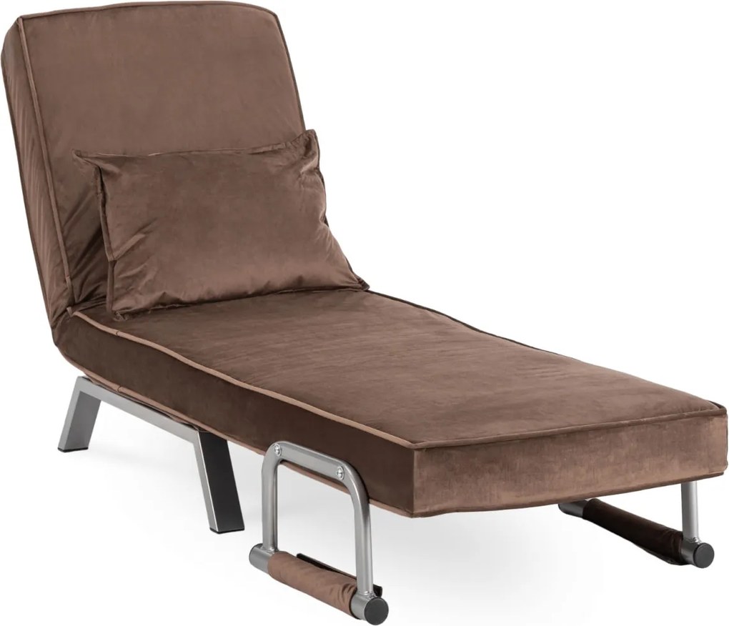 Dönthető fotel barna bársony kárpittal – BART