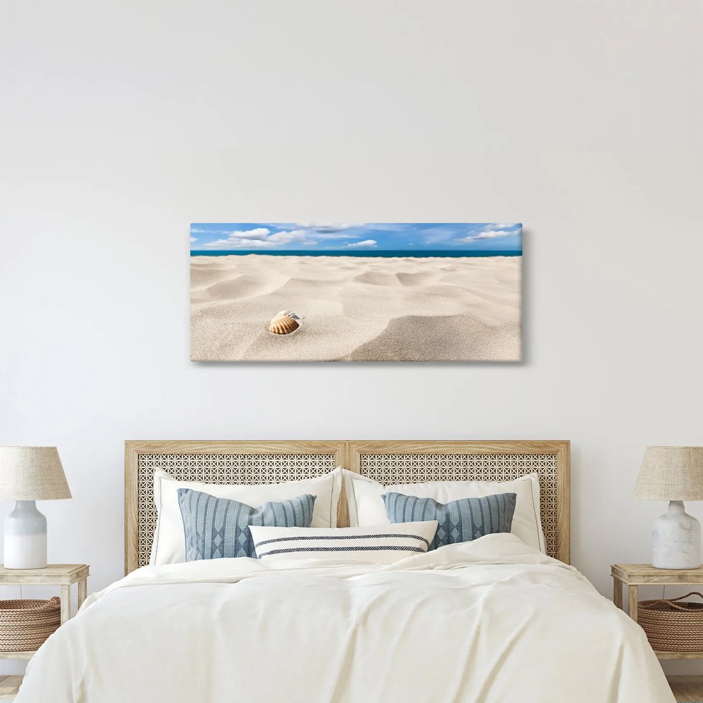 Kép - Kagylók a tengerparton (120x50 cm)