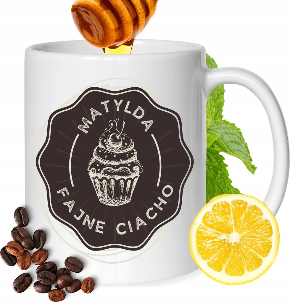 Bögre Matildának Barátnőnek Ajándék Nyomtatott Fehér 330ml