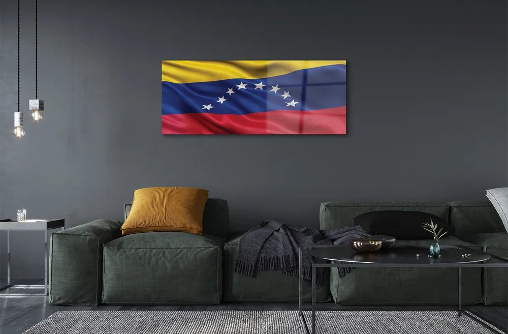 Üvegképek zászló Venezuela 100x50 cm