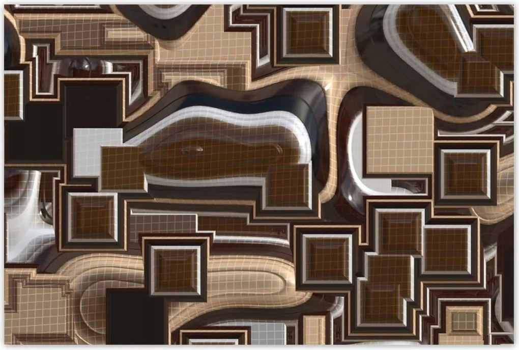 Poszterek 120x80 Csokoládé absztrakt